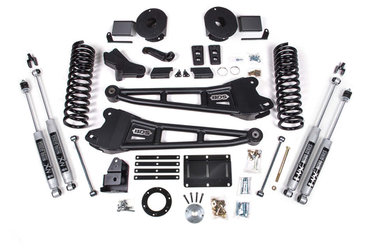BDS SUSPENSION 6 Inch Lift Kit W/ Radius Arm - Ram 2500 W/ Rear Air Ride (14-18) 4WD - Diesel BDS2102H