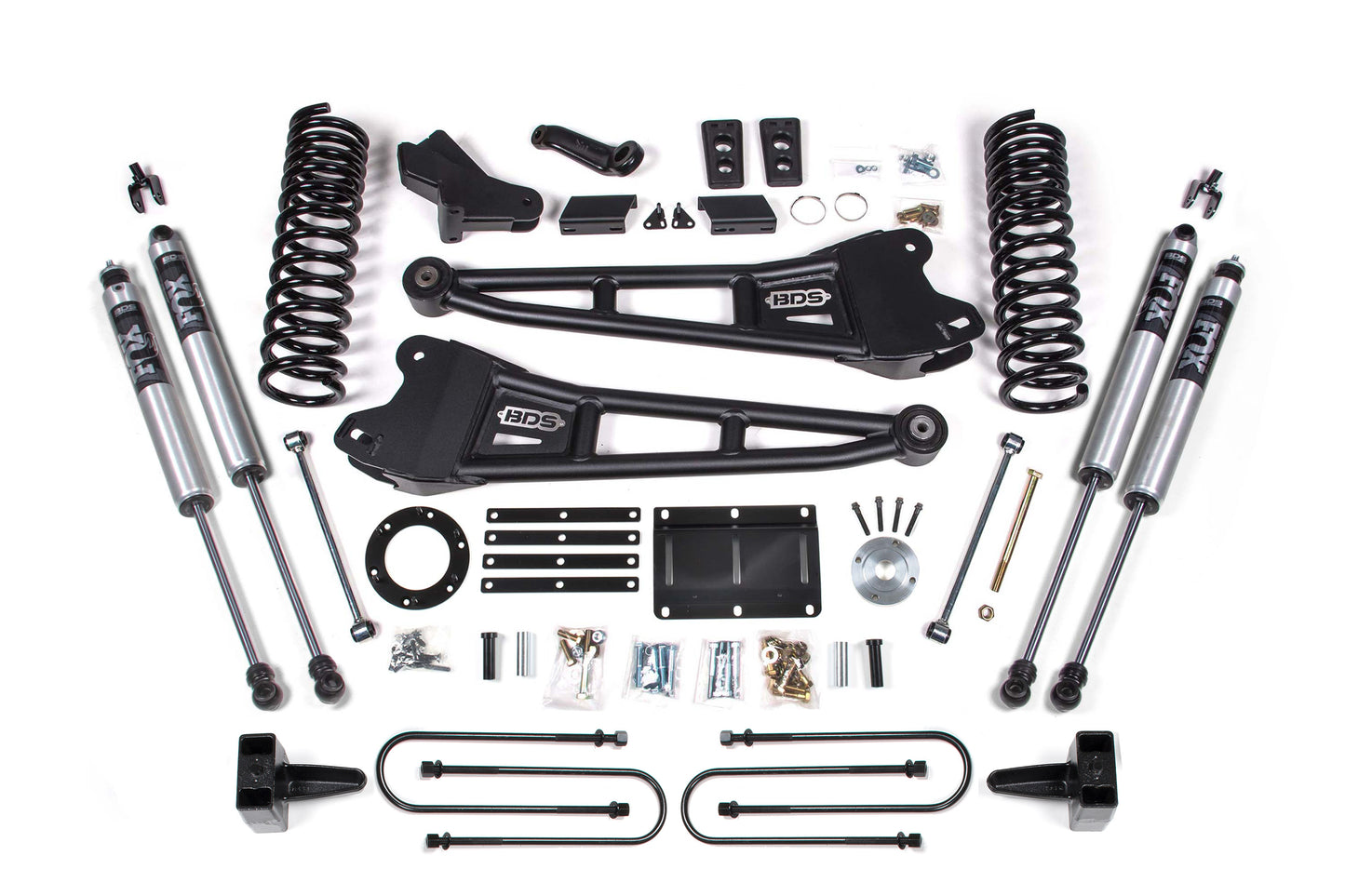 BDS SUSPENSION 5.5 Inch Lift Kit W/ Radius Arm - Ram 3500 (13-18) 4WD - Gas BDS2105FS