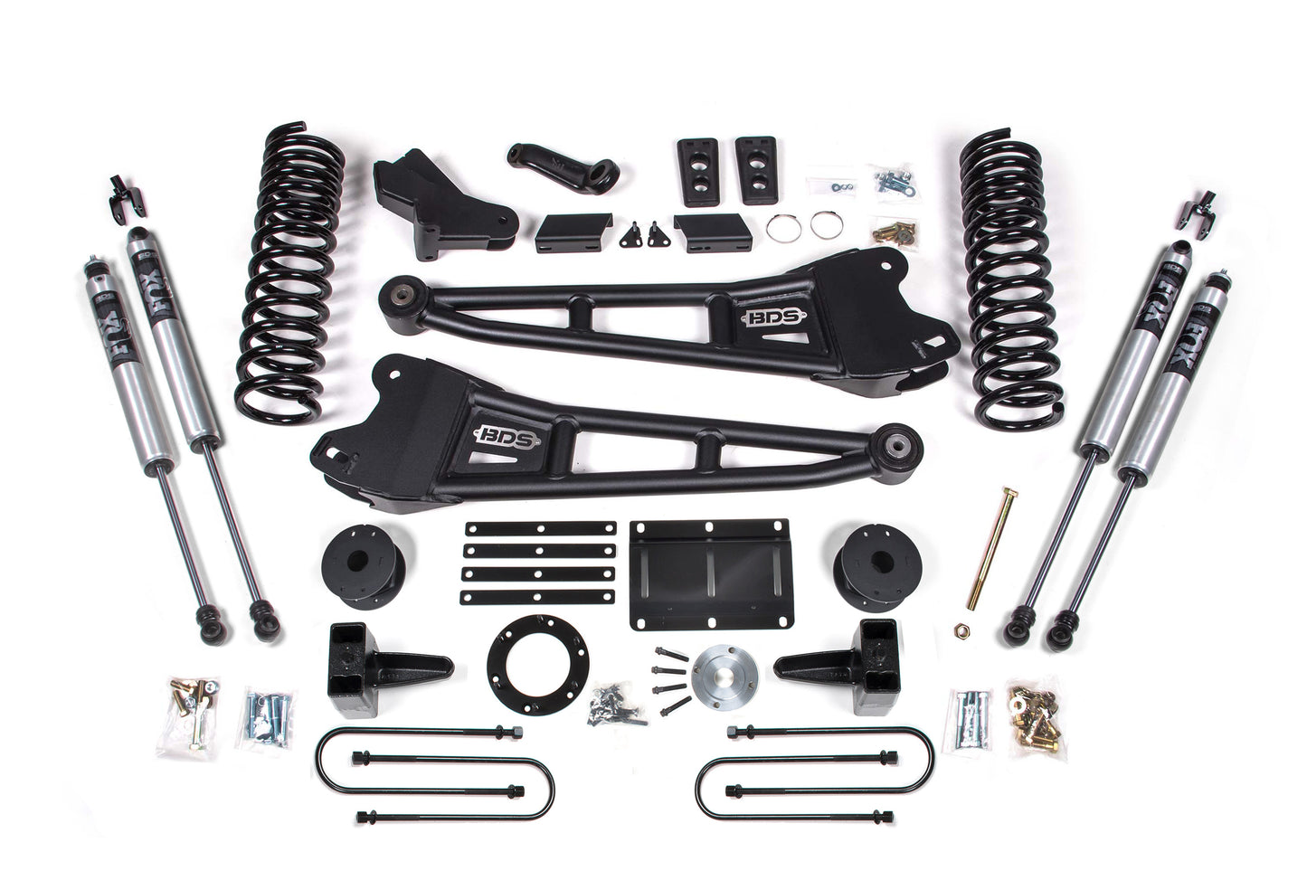 BDS SUSPENSION 6 Inch Lift Kit W/ Radius Arm - Ram 3500 W/ Rear Air Ride (13-18) 4WD - Diesel BDS2106FS