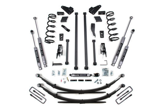 BDS SUSPENSION 4.5 Inch Lift Kit - Long Arm Conversion - Dodge Ram 2500/3500 (94-99) 4WD BDS216H