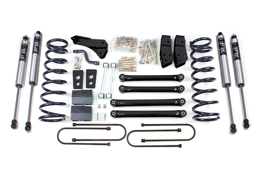 BDS SUSPENSION 4 Inch Lift Kit - Dodge Ram 2500 Power Wagon (2008) 4WD BDS297FS