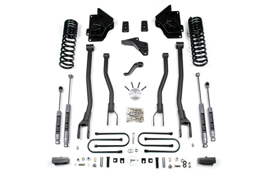 BDS SUSPENSION 4 Inch Lift Kit W/ 4-Link - Ram 3500 (13-18) 4WD - Gas BDS1777H