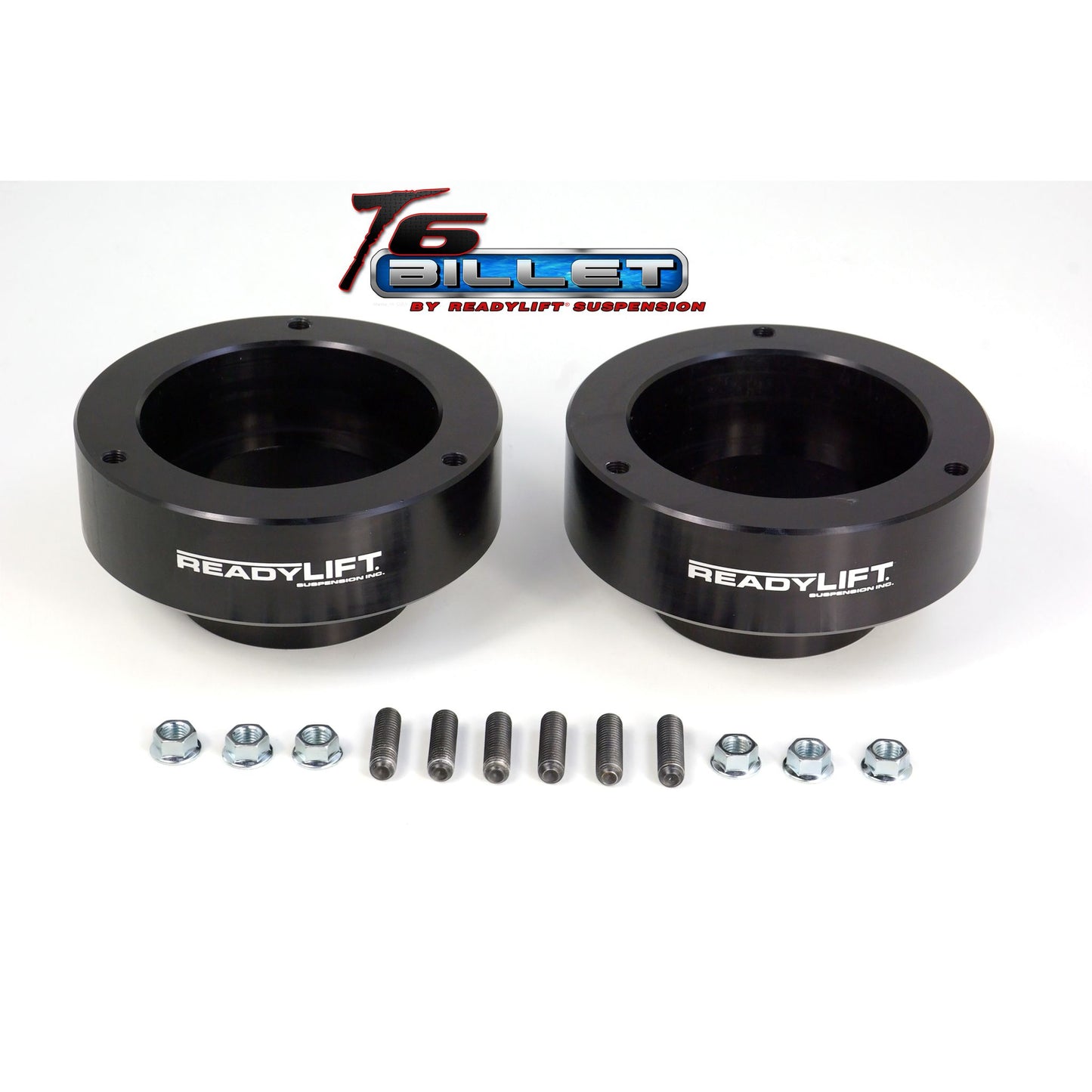 ReadyLift 1994-13 DODGE-RAM 1500/2500/3500 2'' Leveling Kit T6 Billet Black T6-1090-K