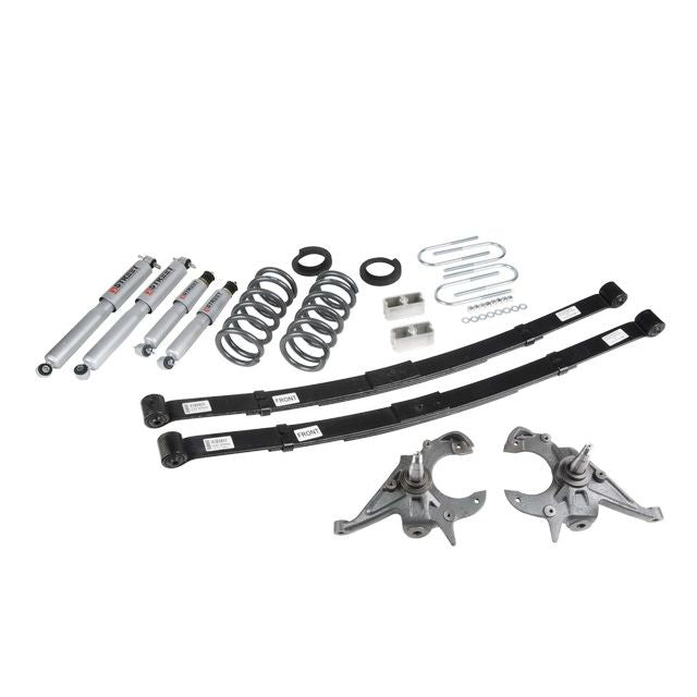 BELLTECH 633SP LOWERING KITS Front And Rear Complete Kit W/ Street Performance Shocks 1995-1997 Chevrolet Blazer/Jimmy 6 cyl. 4 in. or 5 in. F/5 in. R W/ Street Performance Shocks