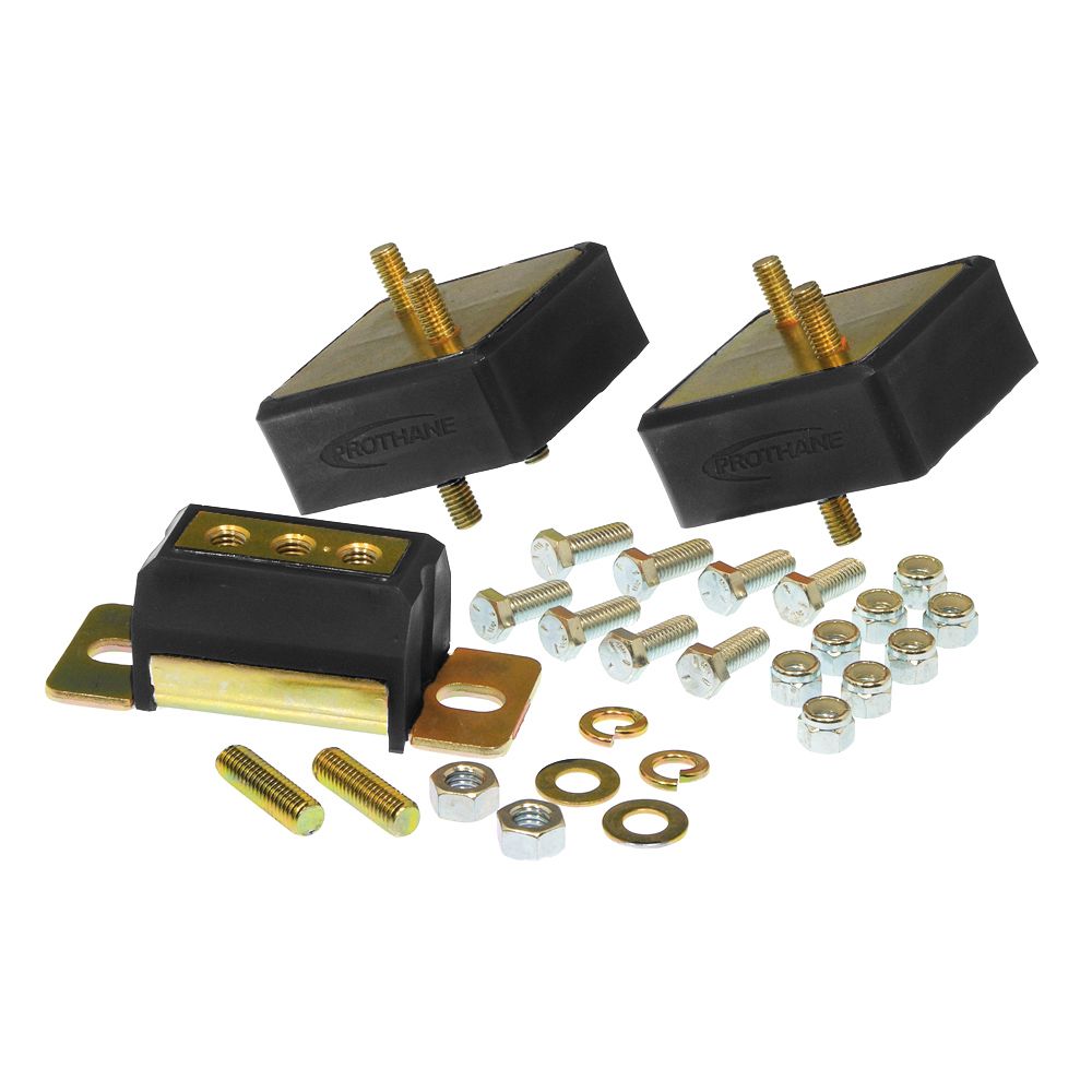 Prothane JEEP MOTOR & TRANS MOUNT KIT PROTH-1-1905-BL