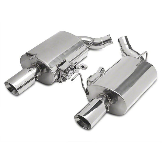 XFORCE Ford Mustang GT 2005-10 Axle-Back/Dual Rear Varex Mufflers; Exhaust System Kit ES-FM10-VMK-ABS