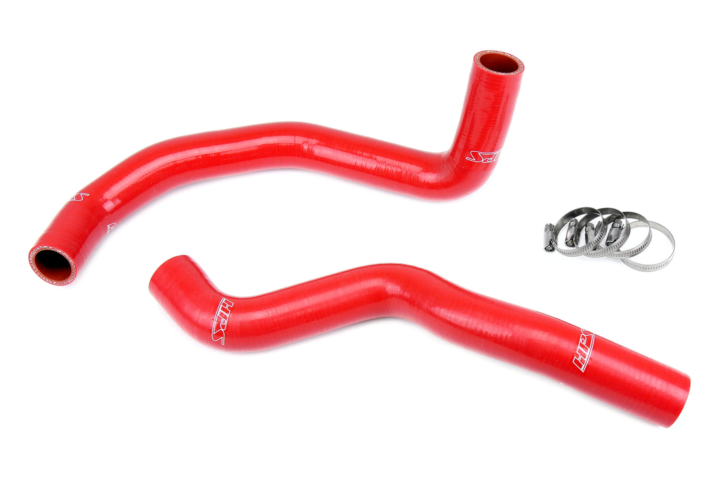 HPS Performance High Temp 3-ply Reinforced Silicone Replaces OEM Rubber Radiator Coolant Hoses 57-1967-RED