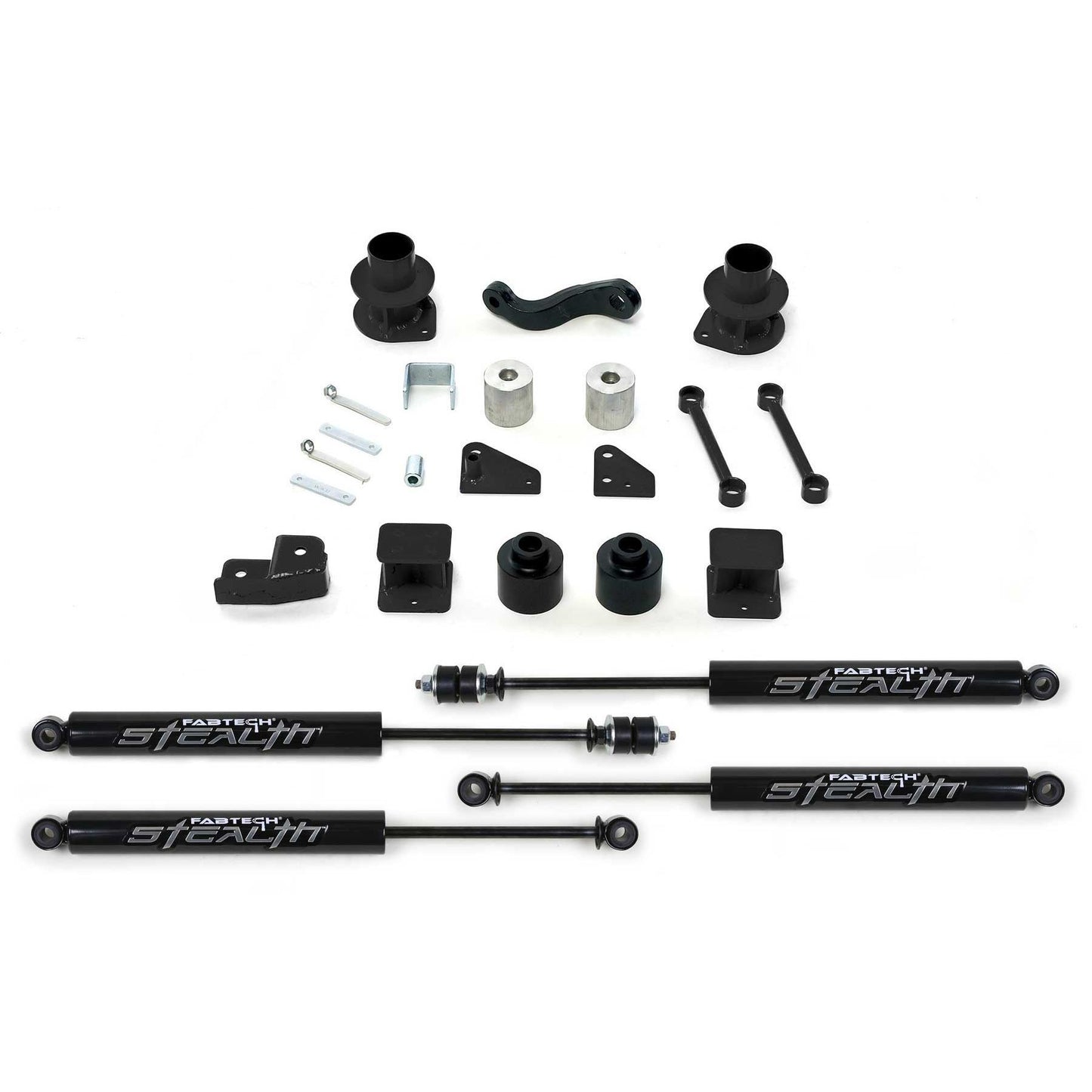 Fabtech 3" BASIC SYS W/STEALTH 2007-18 JEEP JK 4WD K4037M