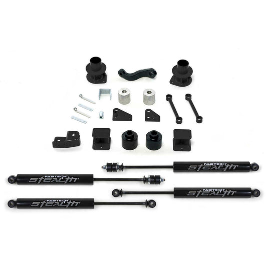 Fabtech 3" BASIC SYS W/STEALTH 2007-18 JEEP JK 4WD K4037M
