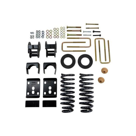 BELLTECH 981 LOWERING KITS Front And Rear Complete Kit W/O Shocks 2009-2013 Ford F150 Ext Cab Short Bed 2 in. or 3 in. F/4 in. R drop W/O Shocks