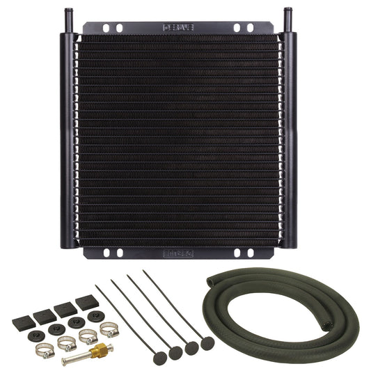 Derale 24 Row Series 8000 Plate & Fin Transmission Cooler Kit, 11/32" 13504