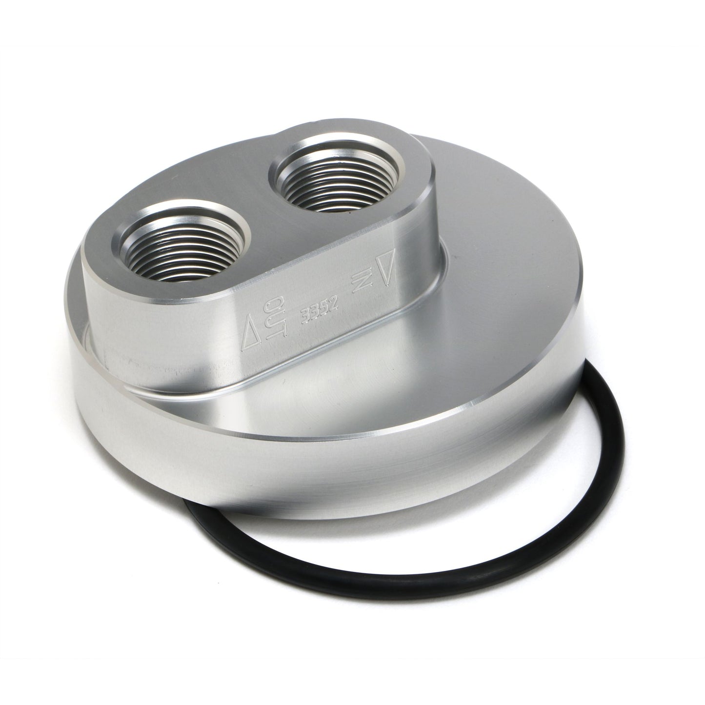 HAMBURGER'S PERFORMANCE PRODUCTS SPIN-ON OIL FILTER BYPASS ADAPTER; FORD DIESEL 3352