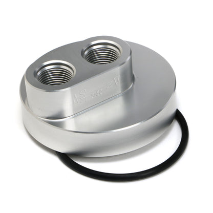 HAMBURGER'S PERFORMANCE PRODUCTS SPIN-ON OIL FILTER BYPASS ADAPTER; FORD DIESEL 3352