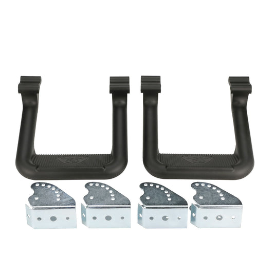 CARR - 105771 - HOOP II; Assist/Side Step; XP3 Black Powder Coat; Pair