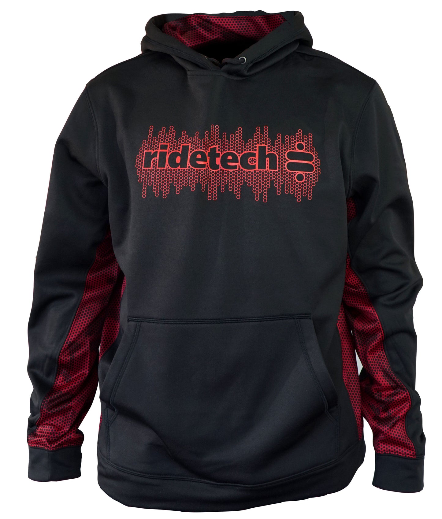 Ridetech (XL) Tech Hoodie - Ridetech - Black and Red , X-LARGE. 88083047