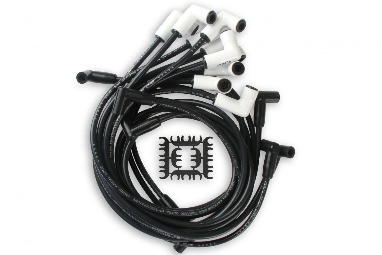 ACCEL Spark Plug Wire Set - Chevy Small Block with HEI 75-86 Wires Under Valve Cover 9018C