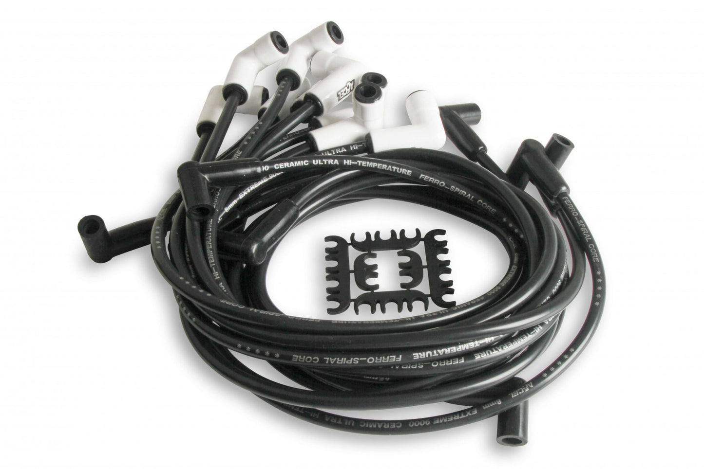 ACCEL Spark Plug Wire Set - Chevy Small Block with HEI 75-86 Wires Under Valve Cover 9018C