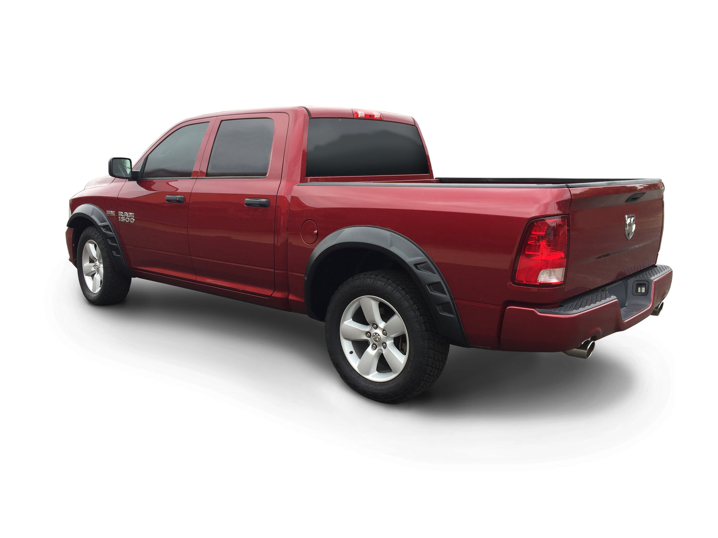 Bushwacker 50932-02 DRT Style Fender Flares; Front And Rear 2010-2018 Ram 1500 2019-2022 Ram 1500 Classic (Excludes Rebel Models)