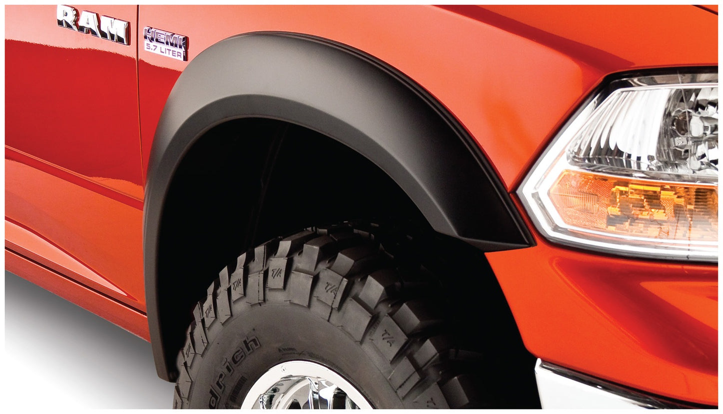 Bushwacker 50902-11 Black Extend-A-Fender Style Smooth Finish 4-Piece Fender Flare Set For 1994-2001 Dodge Ram 1500; 1994-2002 Ram 2500 3500 (Excludes Dually)