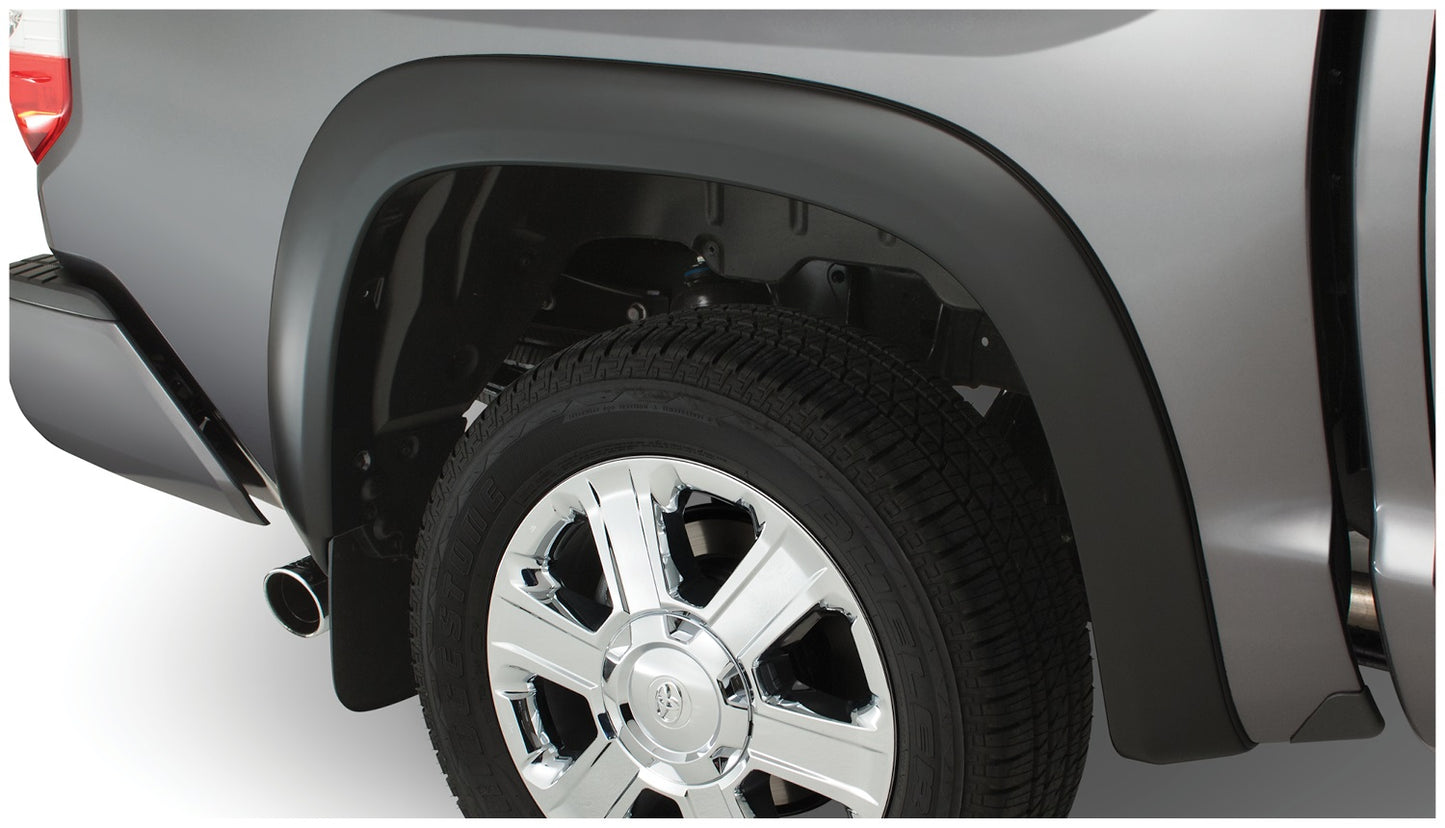 Bushwacker 30030-02 Black OE-Style Smooth Finish Rear Fender Flares For 2011-2013 Toyota Highlander (Excludes Hybrid)