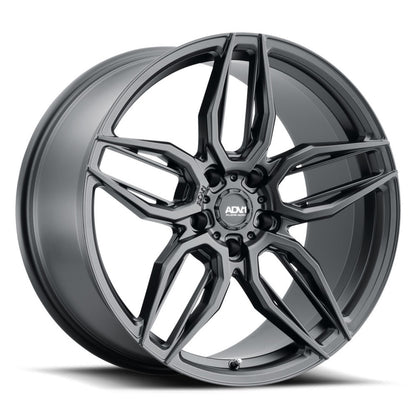 ADV.1 21x10.5 ADV005 DC 5x130 ET46 BS7.6 Satin BLK 71.6 Wheel V20210530P46