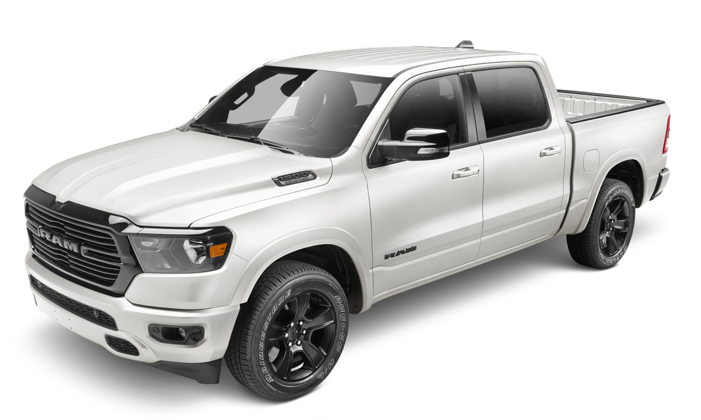 Bushwacker 50928-25 OE Style Color Matched Ivory Pearl Tri-Coat 4-Piece Fender Flare Set For 2019-2022 Ram 1500 (Excl Rebel)