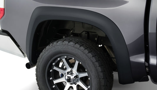 Bushwacker 31016-01 Black Extend-A-Fender Style Smooth Finish Rear Fender Flares For 1989-1995 Toyota Pickup