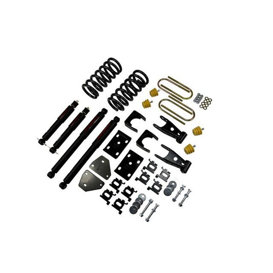 BELLTECH 811ND LOWERING KITS Front And Rear Complete Kit W/ Nitro Drop 2 Shocks 2002-2005 Dodge Ram 1500 (Std Cab) 2 in. F/5 in. R drop W/ Nitro Drop II Shocks