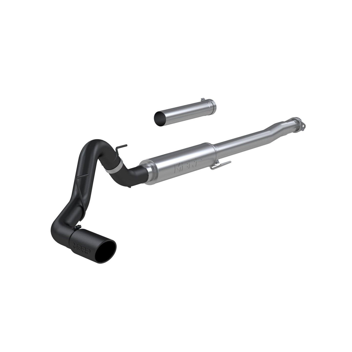 MBRP Exhaust 4in. Cat Back; Single; BLK S5209BLK