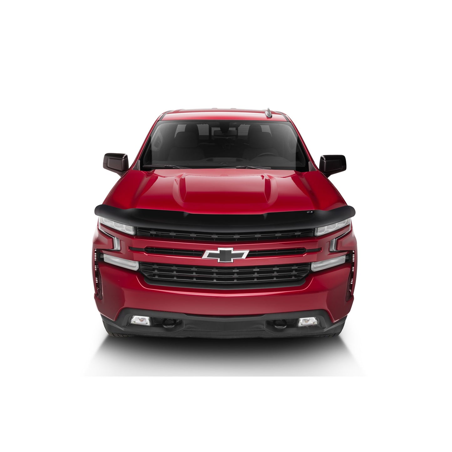 Auto Ventshade 25956 Bugflector II Dark Smoke Hood Shield For 2019-2021 Chevrolet Silverado 1500; 22-23 Chevrolet Silverado 1500 Exc ZR2 LT Trail Boss Custom Trail Boss; 2022 Chevrolet Silverado 1500 LTD