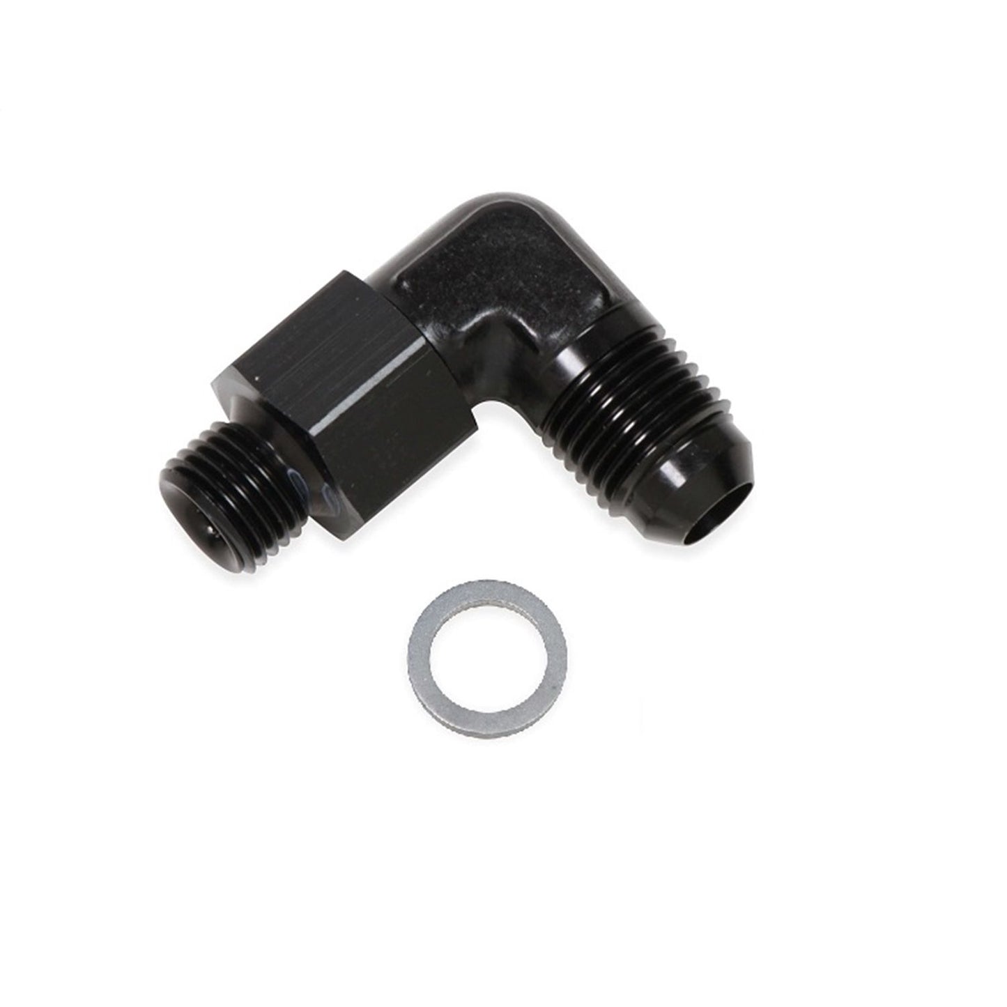 Earls Performance 90 Deg. Aluminum AN to O-Ring Port Swivel Adapter AT949094ERL