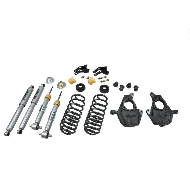 BELLTECH 753SP LOWERING KITS Front And Rear Complete Kit W/ Street Performance Shocks 2007-2014 Chevrolet Tahoe/Suburban/Yukon (w/out Factory Autoride 2WD/4WD) 2 in. F/3 in. or 4 in. R drop W/ Street Performance Shocks