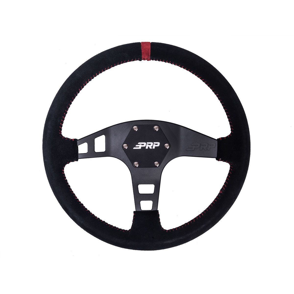 PRP-G223-Flat Suede Steering Wheel