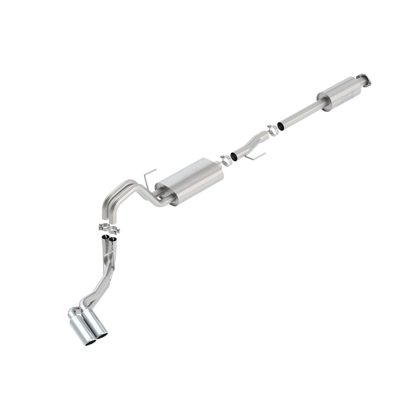 Borla 2015-2020 Ford F-150 2.7L/ 3.5L EcoBoost/ 5.0L V8/ 2018-2020 3.3L V6 Cat-Back Exhaust System S-Type 140618