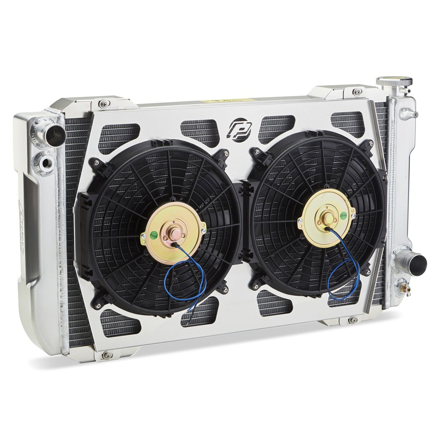 Proform 123 Series Radiator System; Univ; GM; 26" Core; Brkt w/ Fans; LS Conv; Man Trans 126LB20