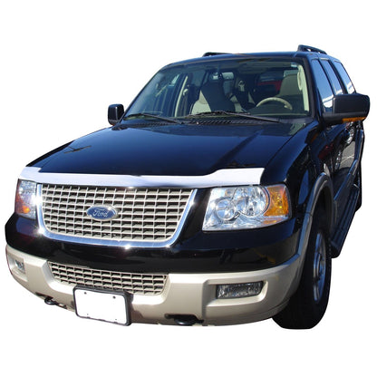 Auto Ventshade 622037 Aeroskin Flush Mount Chrome Hood Protector For 2003-2006 Ford Expedition