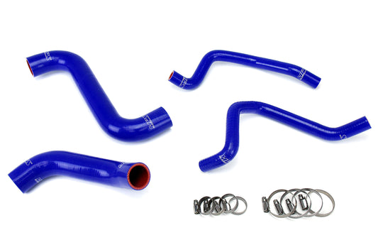 HPS Performance 3-ply Reinforced Silicone Replaces Rubber Radiator And Heater Coolant Hoses 57-1810-BLUE