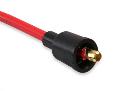 ACCEL Spark Plug Wire Set- 8mm - Super Stock Universal with Graphite Core - Red Wire with Red 90 Deg Boots 4041R