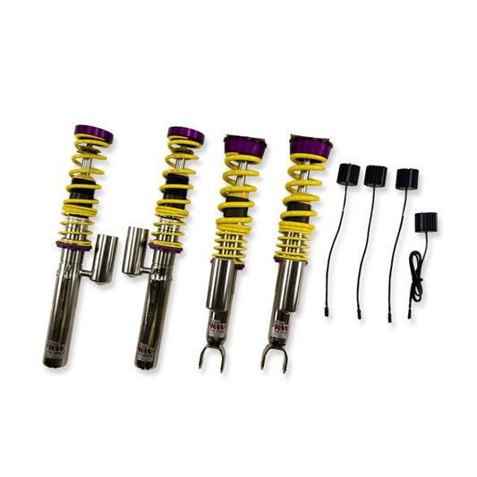 KW Suspensions 35271038 KW V3 Coilover Kit Bundle - Porsche 911 (997) Carrera Carrera S Convertible with PASM