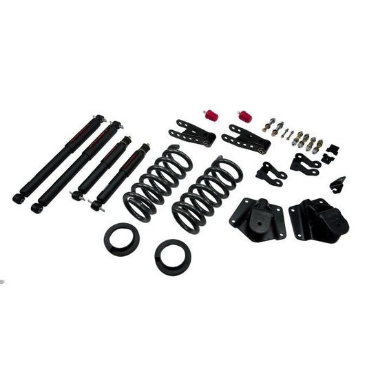 BELLTECH 791ND LOWERING KITS Front And Rear Complete Kit W/ Nitro Drop 2 Shocks 1995-1999 Chevrolet Tahoe/Yukon (4DR only) 2 in. or 3 in. F/4 in. R drop W/ Nitro Drop II Shocks