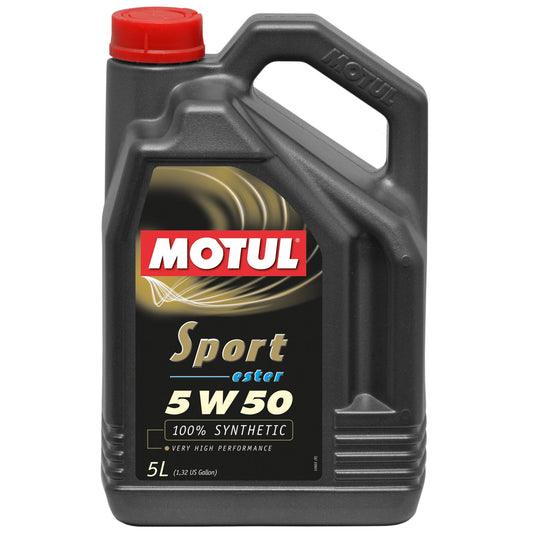 Motul SPORT 5W50 - 5L - Synthetic Engine Oil 102716