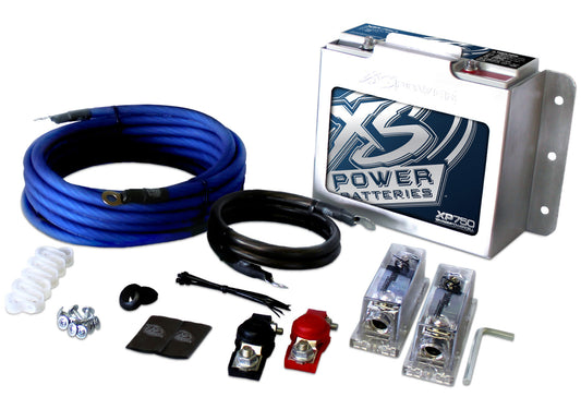 XS Power Batteries 12V AGM XP Series Supplemental Batteries - M6 Terminal Bolts Included 750 Max Amps XP750CK