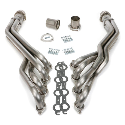 Hedman Hedders LONG TUBE HEADERS; 99-07 4.8-6.0L 2WD CHEVY TRUCK & SUVS; UNCOATED 304 STAINLESS STEEL HEADERS 62730