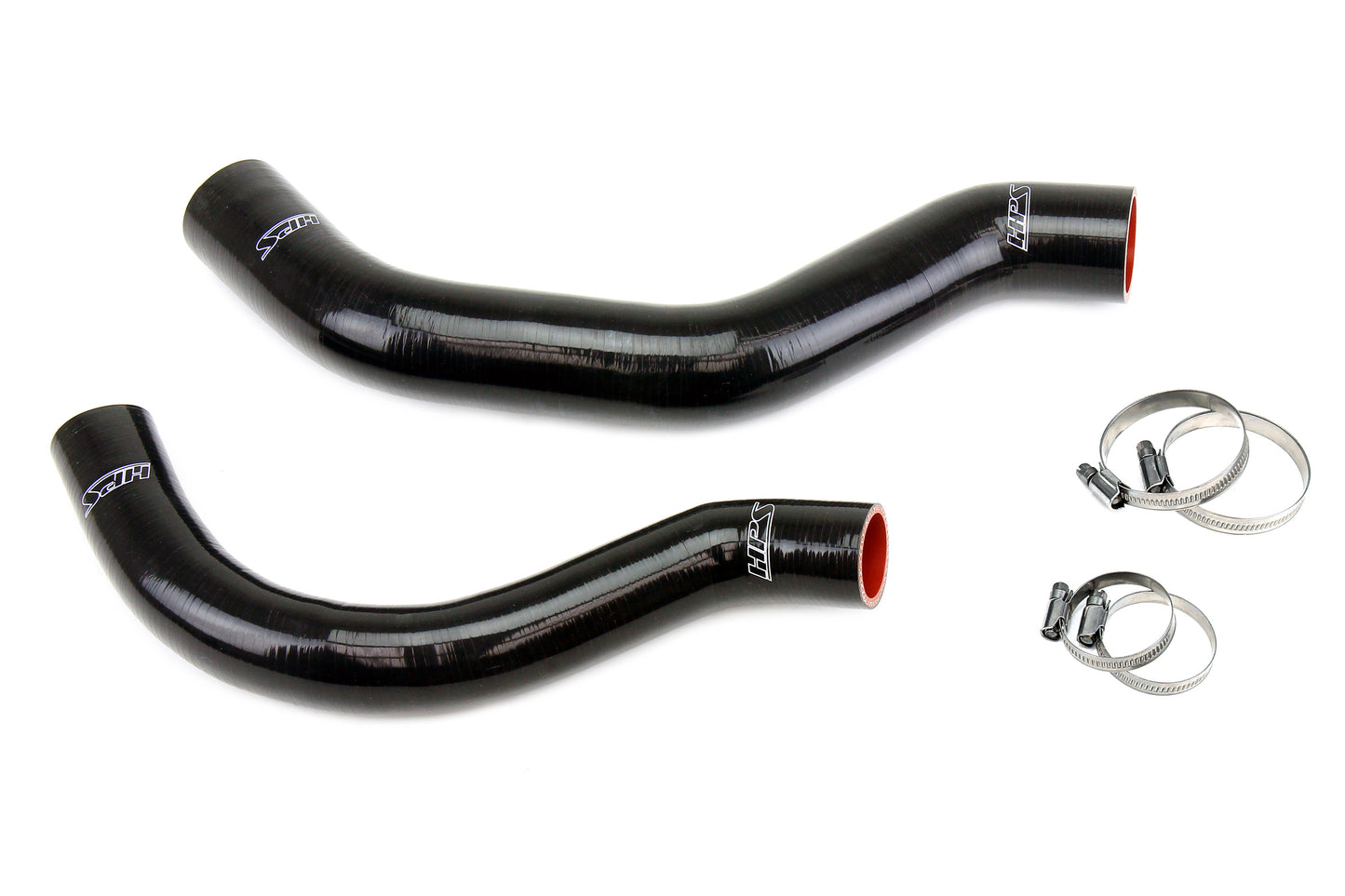 HPS Performance 3-ply Reinforced Silicone Replaces Rubber Radiator Coolant Hoses 57-2001-BLK