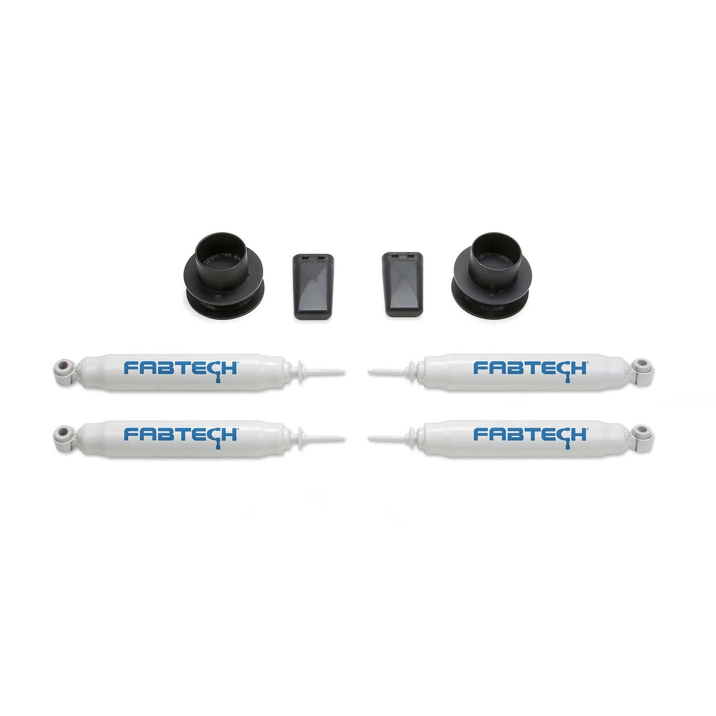 Fabtech 2.5 in. COIL SPCR KIT W/PERF SHKS 2014-18 RAM 2500 4WD K3060