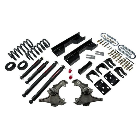 BELLTECH 722ND LOWERING KITS Front And Rear Complete Kit W/ Nitro Drop 2 Shocks 1989-1996 Chevrolet Silverado/Sierra 3/4 Ton & 1 Ton (Ext/Crew Cab) 4 in. or 5 in. F/8 in. R drop W/ Nitro Drop II Shocks