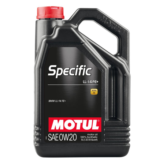 Motul SPECIFIC LL-14 FE+ 0W20 - 5L - Synthetic Engine Oil 107389