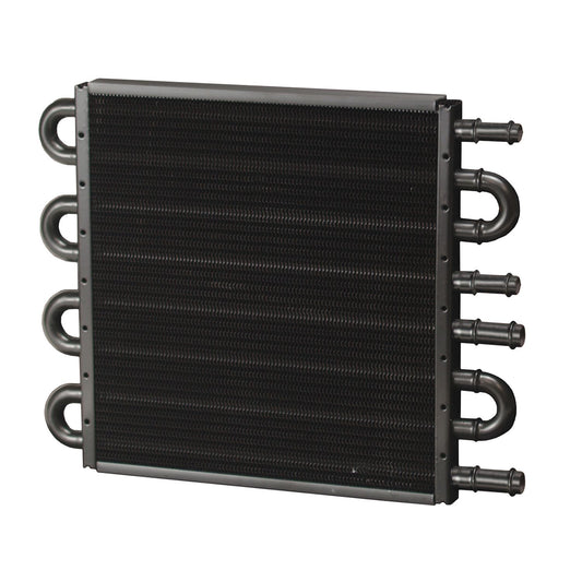 Derale 4 & 4 Pass Dual Circuit Tube&Fin Cooler, 11/32" & 1/2" Barb 13322
