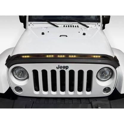 Auto Ventshade 753060 Aeroskin LightShield Hood Protector For 2007-2018 Jeep Wrangler JK