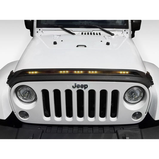 Auto Ventshade 753060 Aeroskin LightShield Hood Protector For 2007-2018 Jeep Wrangler JK